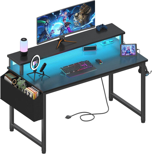 Lufeiya 40“ Built-in Outlets CPU Desk