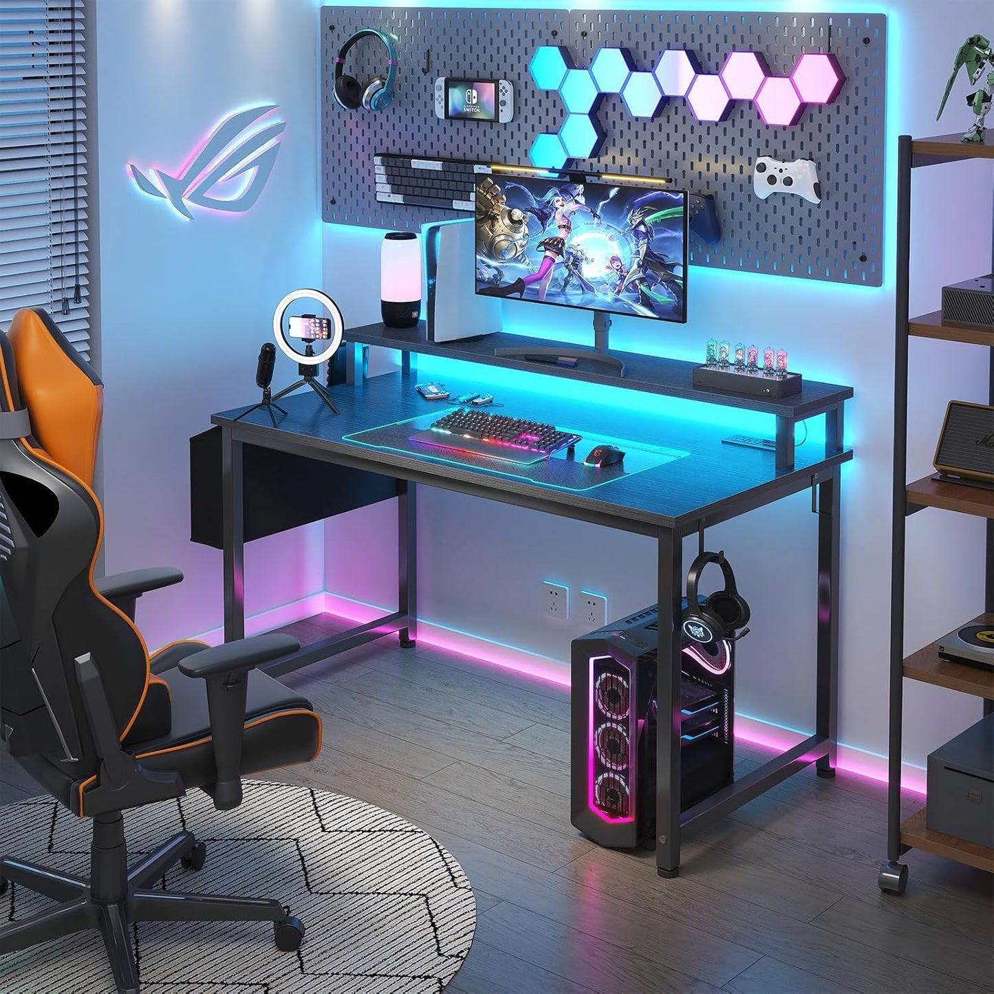Lufeiya 40“ Built-in Outlets CPU Desk
